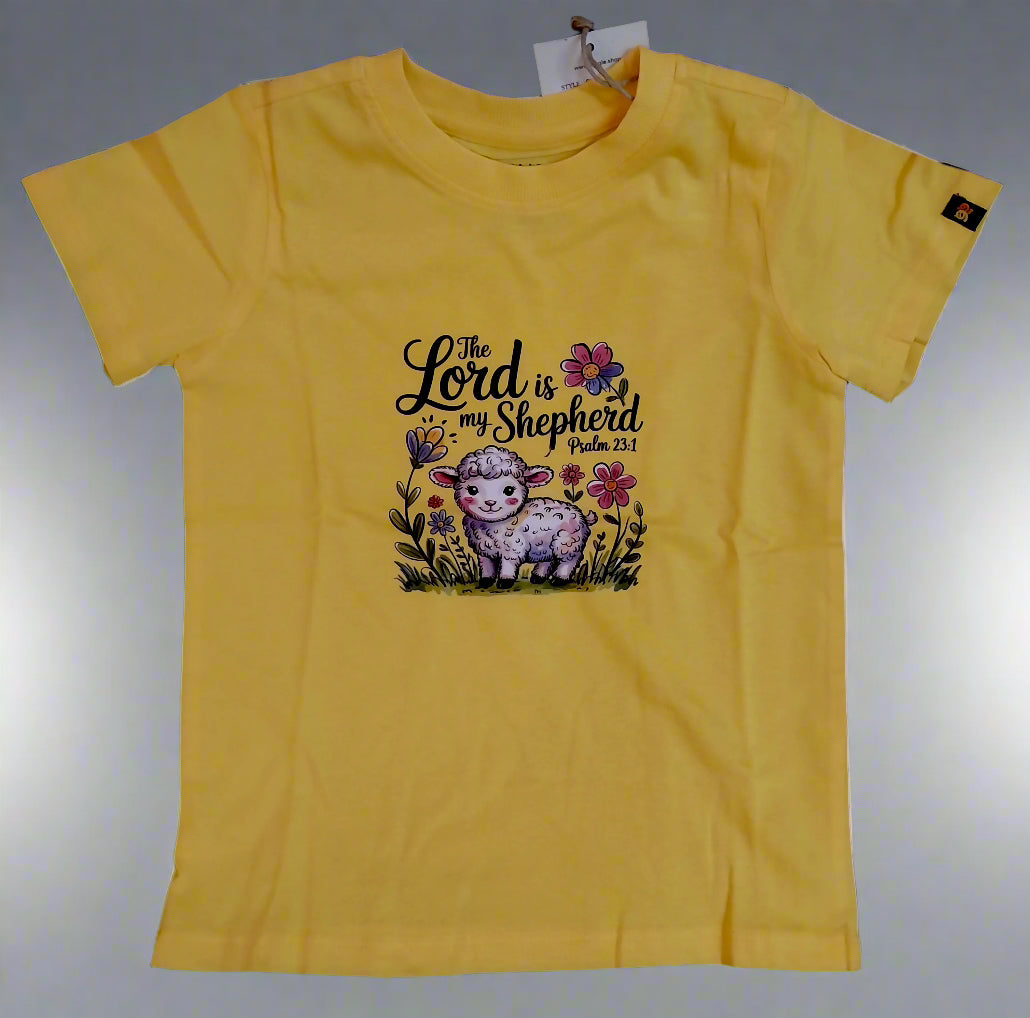"Wrapped In a Blessing, I am a Child of God"- 100% Organic Cotton Short Sleeves Tees for Children