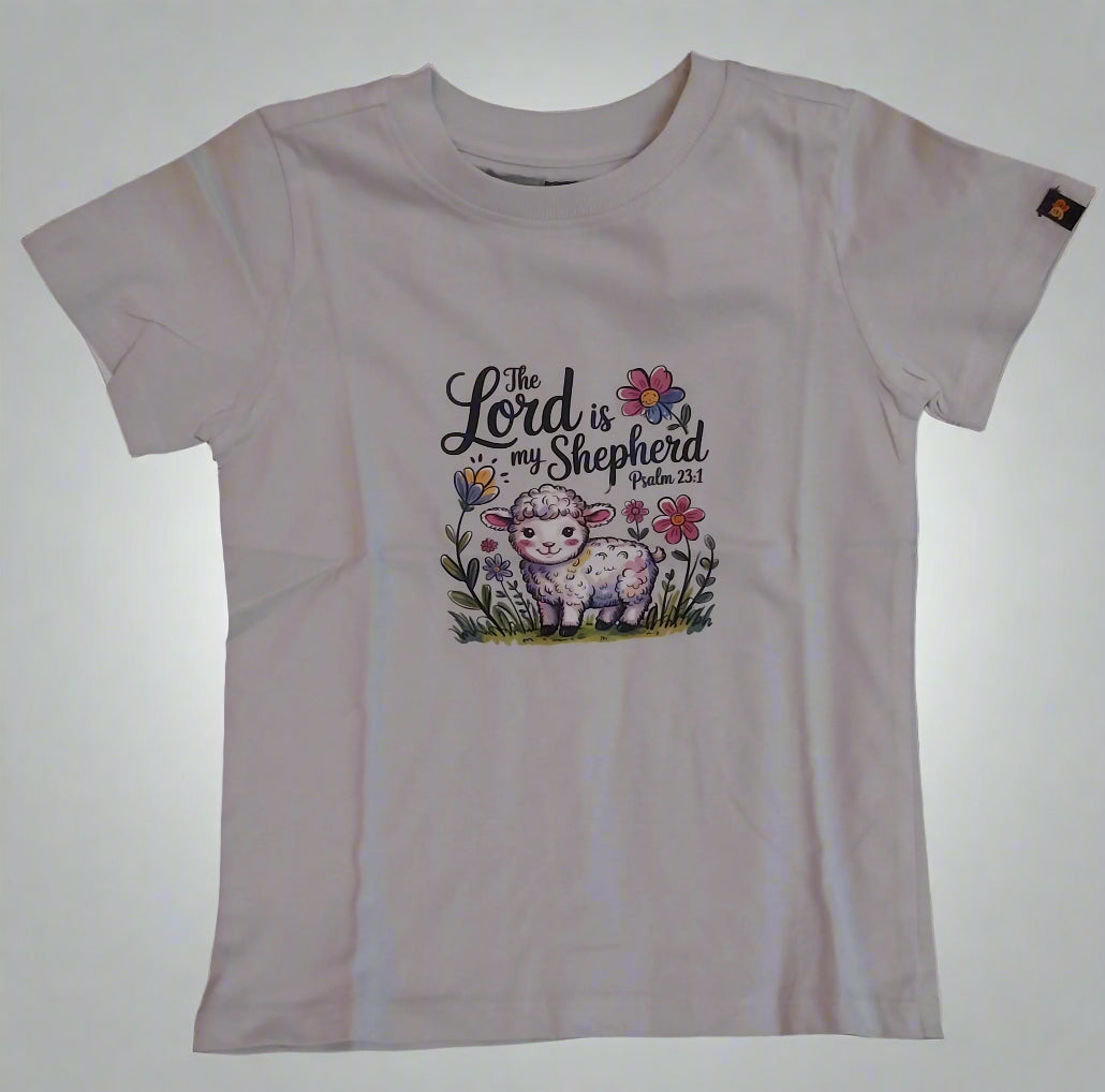 "Wrapped In a Blessing, I am a Child of God"- 100% Organic Cotton Short Sleeves Tees for Children