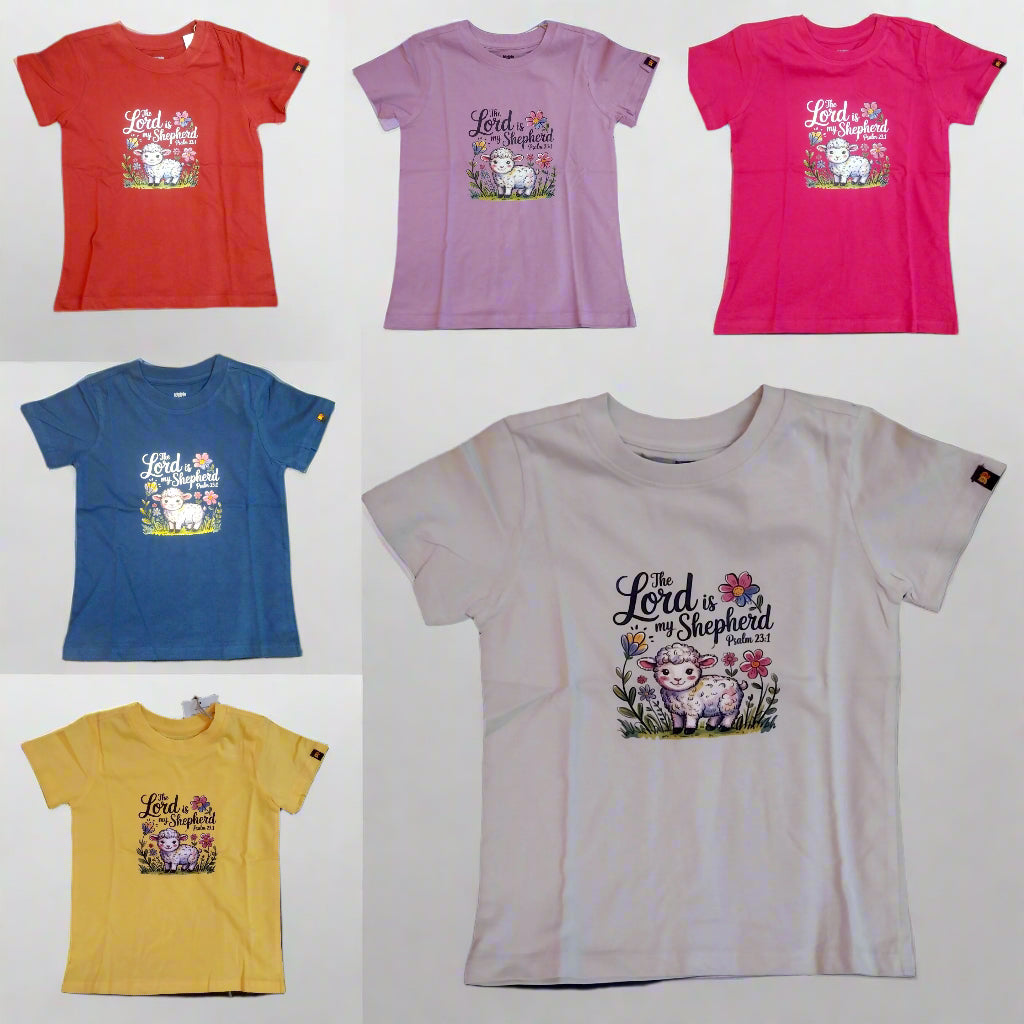 "Wrapped In a Blessing, I am a Child of God"- 100% Organic Cotton Short Sleeves Tees for Children