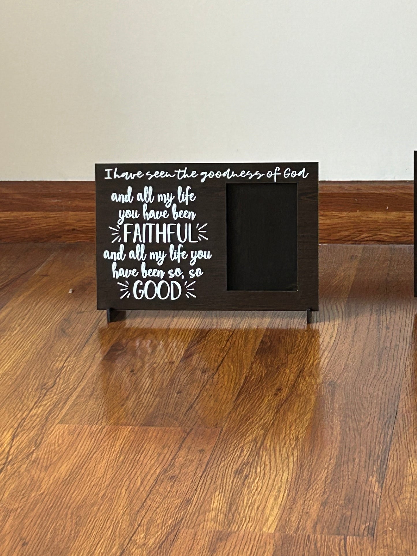 Wooden Photo Frames- Wrap your memories in the Word of God