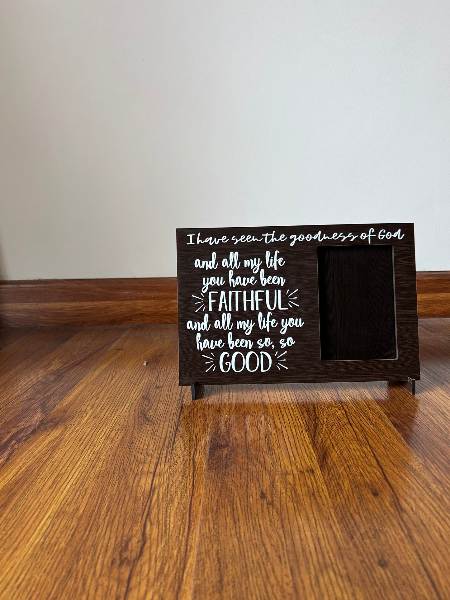 Wooden Photo Frames- Wrap your memories in the Word of God