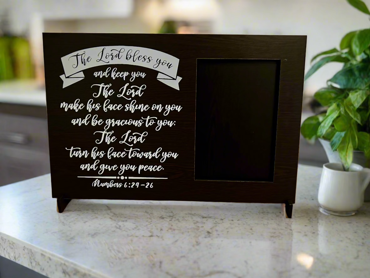 Wooden Photo Frames- Wrap your memories in the Word of God