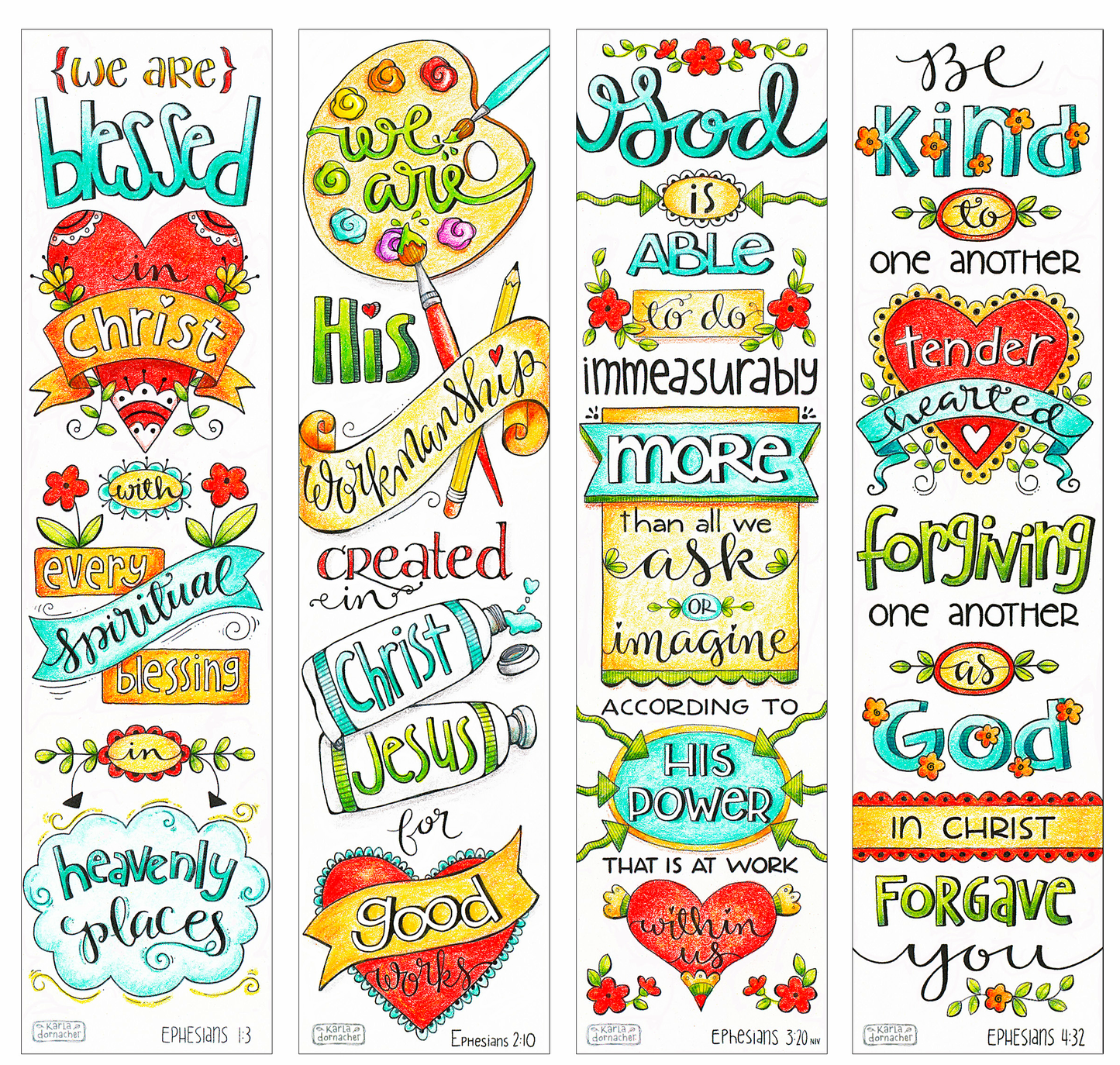 Bookmarks: Beautifully illustrated premium quality bookmarks