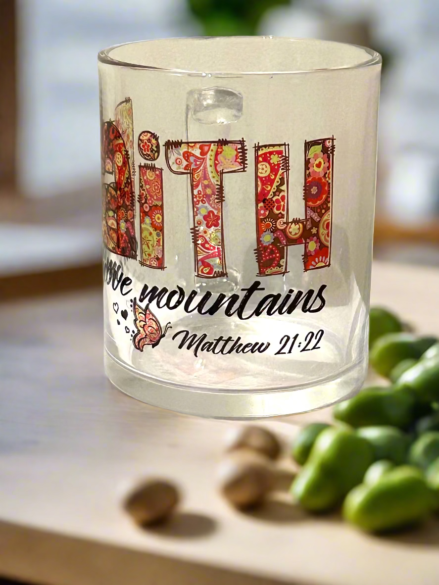 #5 Premiering Glass Mugs that add a Dash-of-Faith to the Drinking Experience