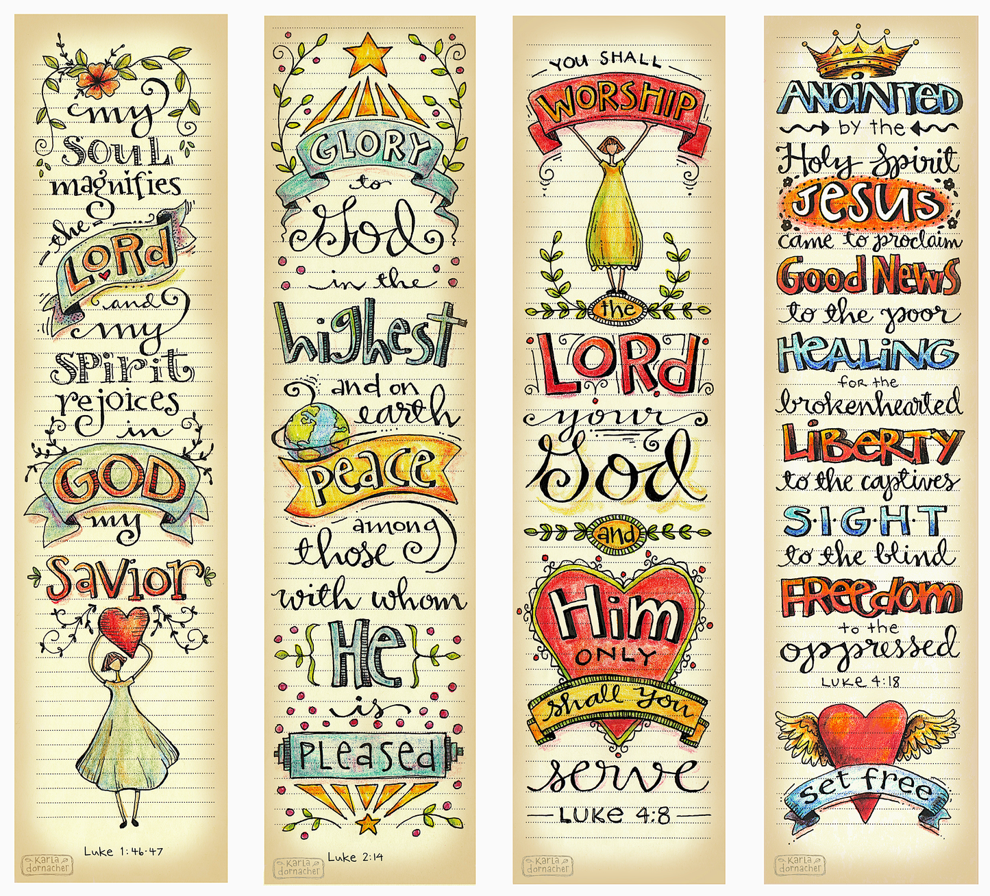 Bookmarks: Beautifully illustrated premium quality bookmarks