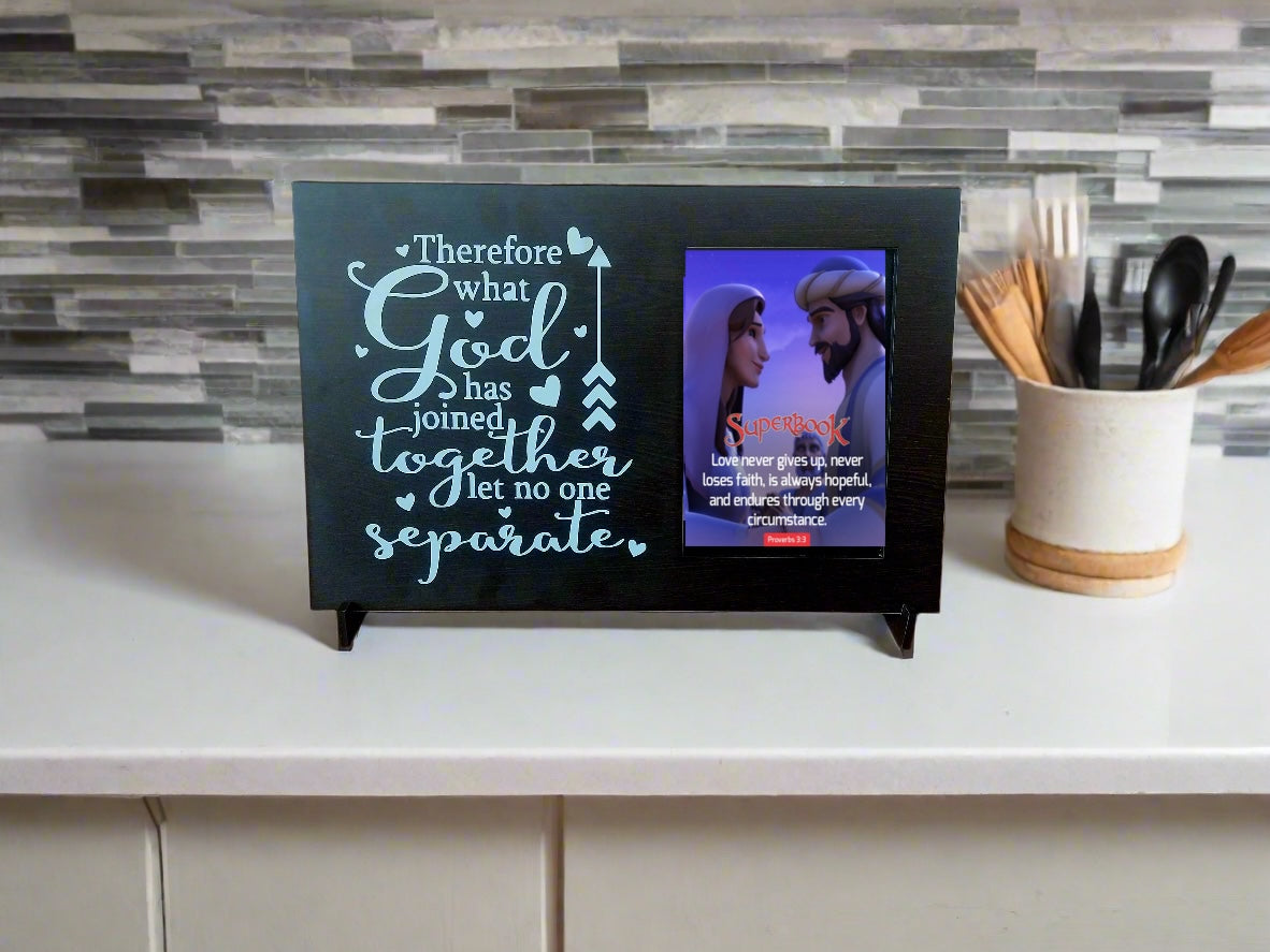 Wooden Photo Frames- Wrap your memories in the Word of God