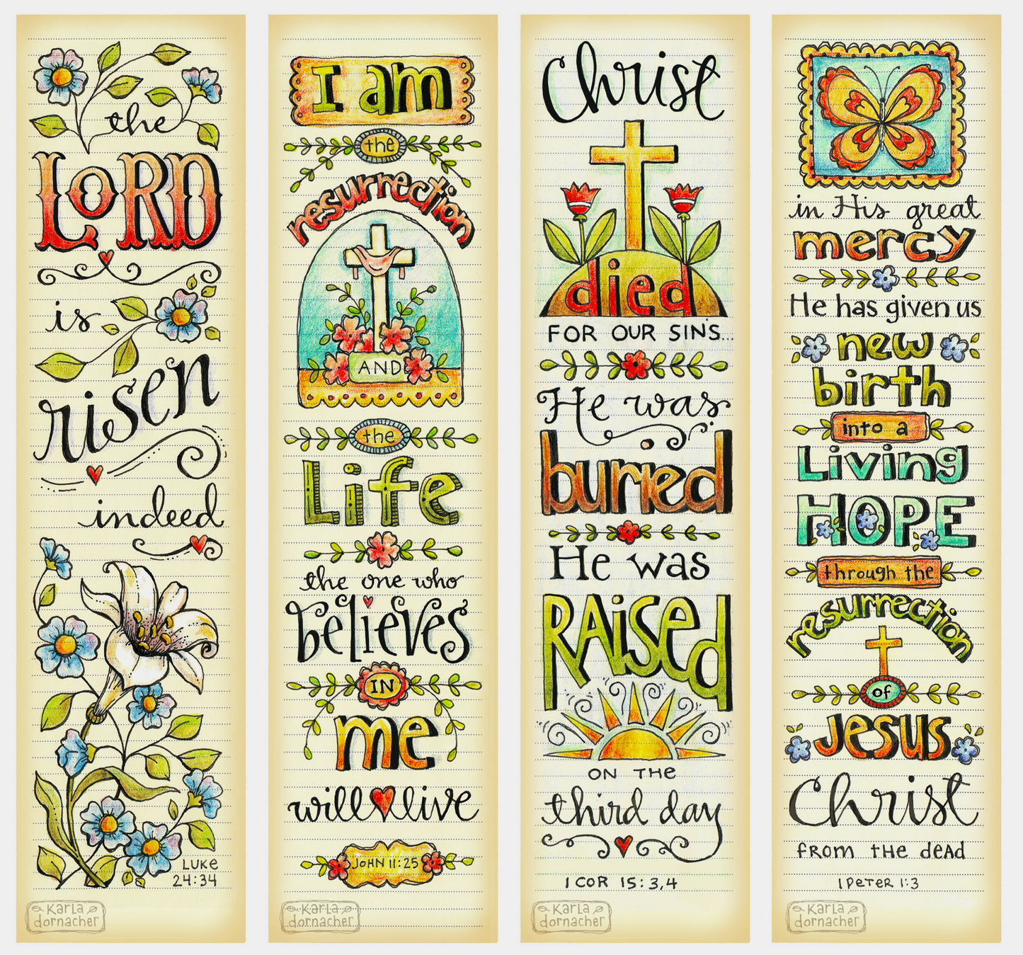 Bookmarks: Beautifully illustrated premium quality bookmarks