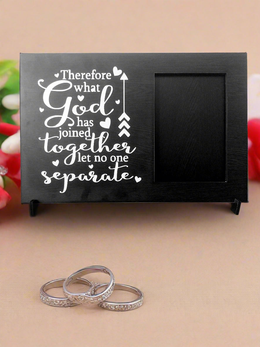 Wooden Photo Frames- Wrap your memories in the Word of God