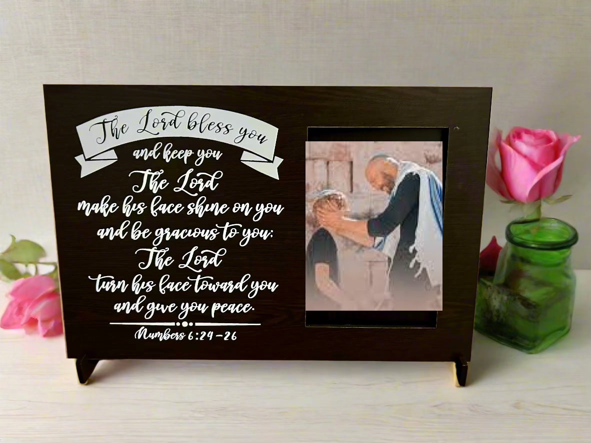 Priestly Blessing Photo Frame- Aaronic Blessing
