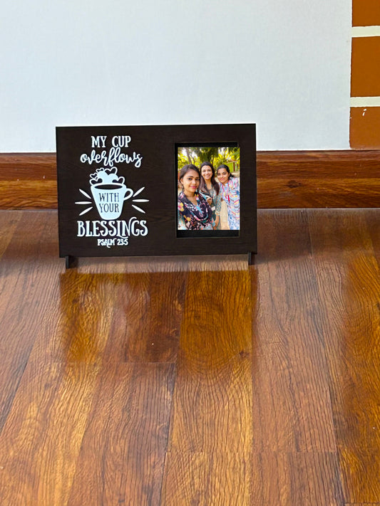 Wooden Photo Frames- Wrap your memories in the Word of God